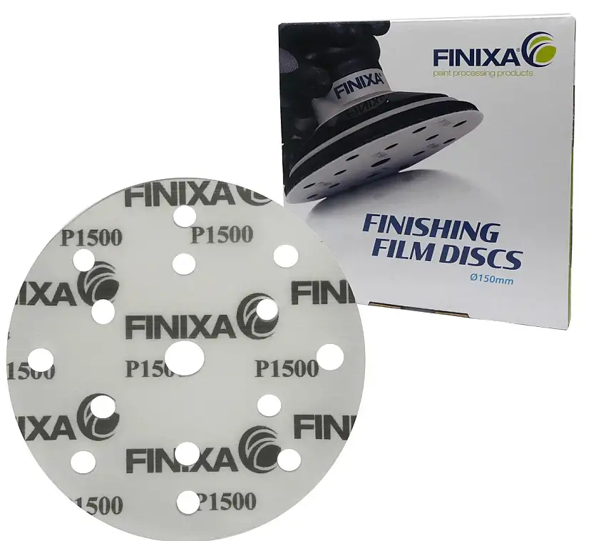 DISQUES ABRASIFS FINISHING FILM FINIXA Ø150MM 15 TROUS P1500 50 PIèCES