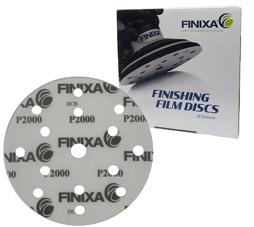 DISQUES ABRASIFS FINIXA FINISHING FILM Ø 150MM 15 TROUS P2500 50 PIèCES