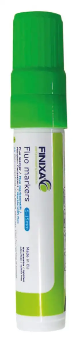 FINIXA FLUO MARQUEUR VERT 7MM-15MM POUR UNE INDICATION PRéCISE DES DOMMAGES