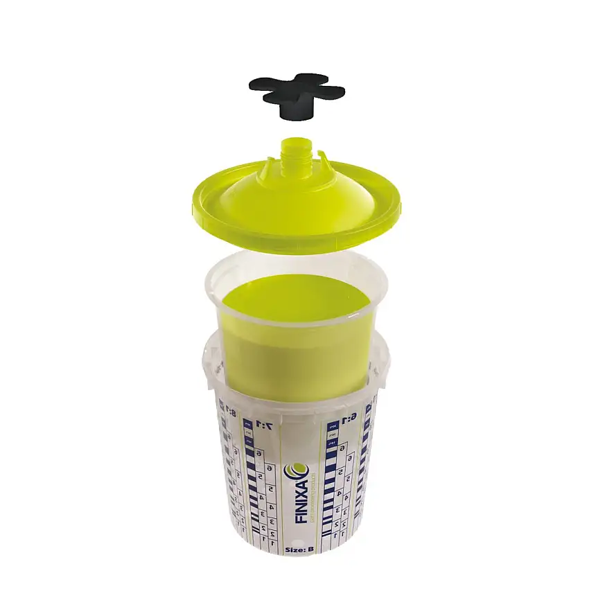 FINIXA GREEN PAINT SYSTEM 190 MICRONS 650 ML POUR UNE APPLICATION DE PEINTURE EFFICACE