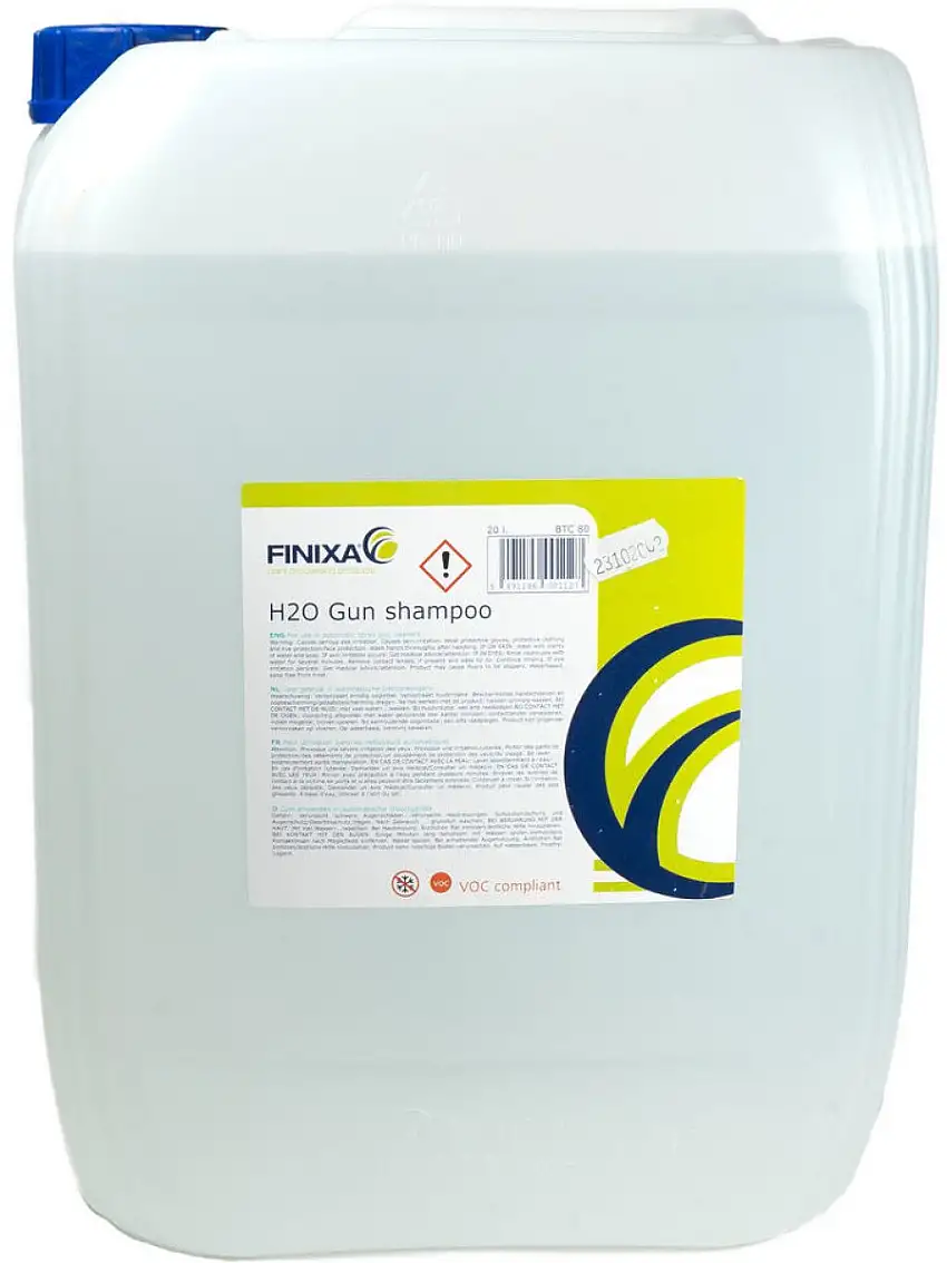 FINIXA H2O NETTOYANT POUR PISTOLETS à PEINTURE PEINTURE à L'EAU 20L