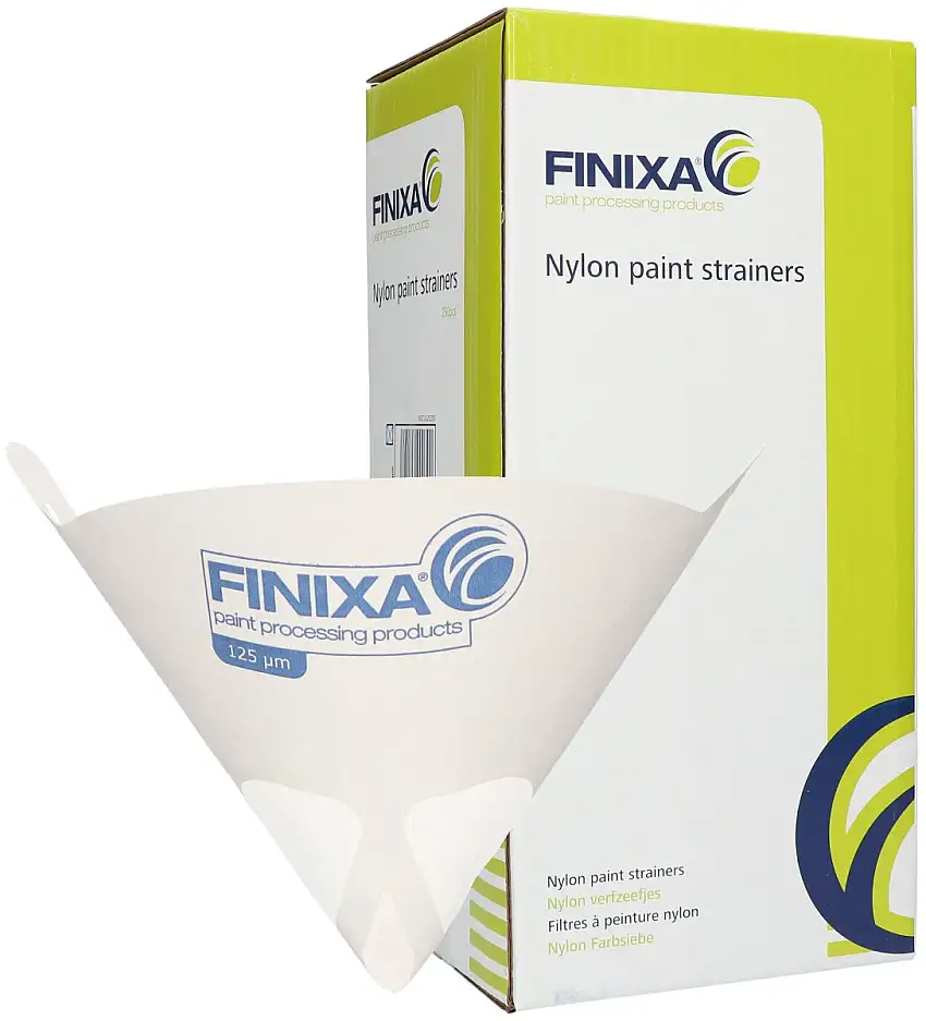 FINIXA FILTRES à PEINTURE EN NYLON EXTRA FINS 125µM 250 PIèCES