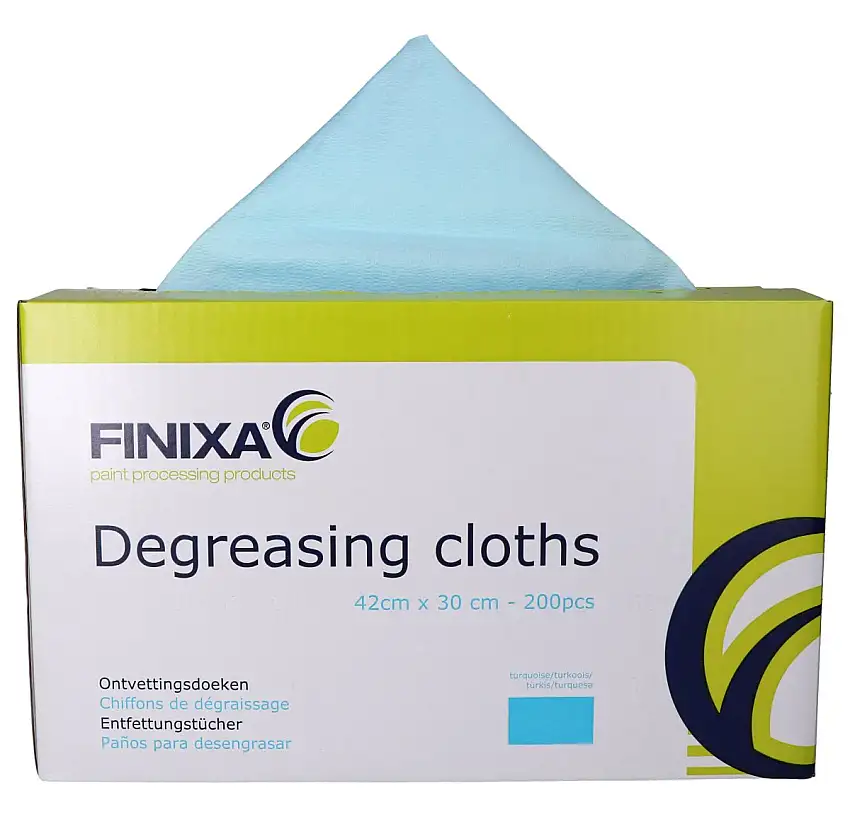 LINGETTES DéGRAISSANTES FINIXA BLEUES 420X300MM 200 PIèCES