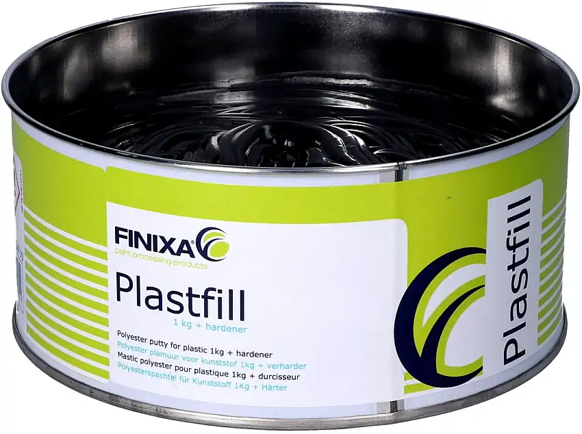 FINIXA PLASTFILL MASTIC POLYESTER POUR PLASTIQUE AVEC GUIDE DE PONçAGE INTéGRé