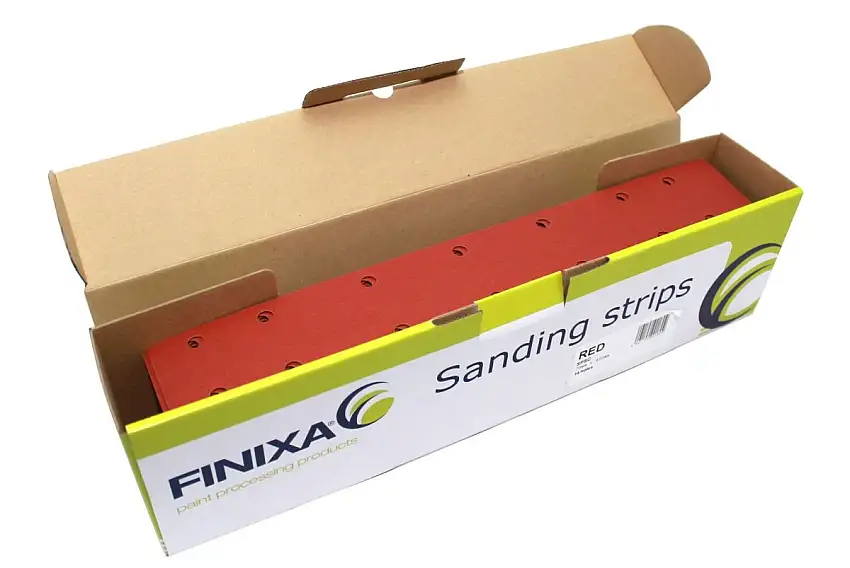 BANDE ABRASIVE FINIXA 70MM X 420MM P80 AVEC 14 TROUS