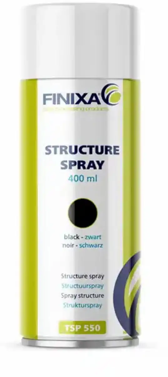FINIXA TSP550 SPRAY STRUCTURANT NOIR POUR PLASTIQUE 400ML