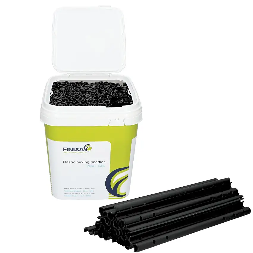 BâTONNETS MéLANGEURS EN PLASTIQUE FINIXA 'TWISTED' 20CM - 250 PIèCES