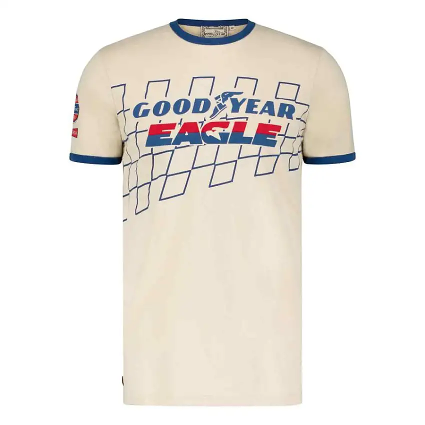 T-shirt GOODYEAR Lime Rock Blanc pour homme