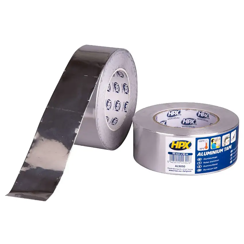 HPX RUBAN ALUMINIUM 50MM X 10M POUR RéPARATIONS MéTALLIQUES