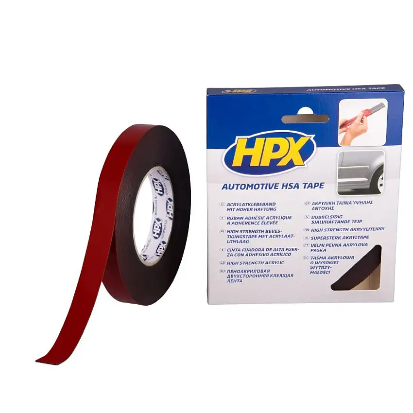 RUBAN DE FIXATION HSA HPX DOUBLE FACE 19MM X 10M à FORTE ADHéRENCE