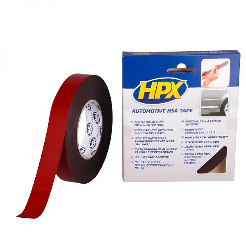 RUBAN DE FIXATION HPX HSA DOUBLE FACE 25MM X 10M à FORTE ADHéRENCE