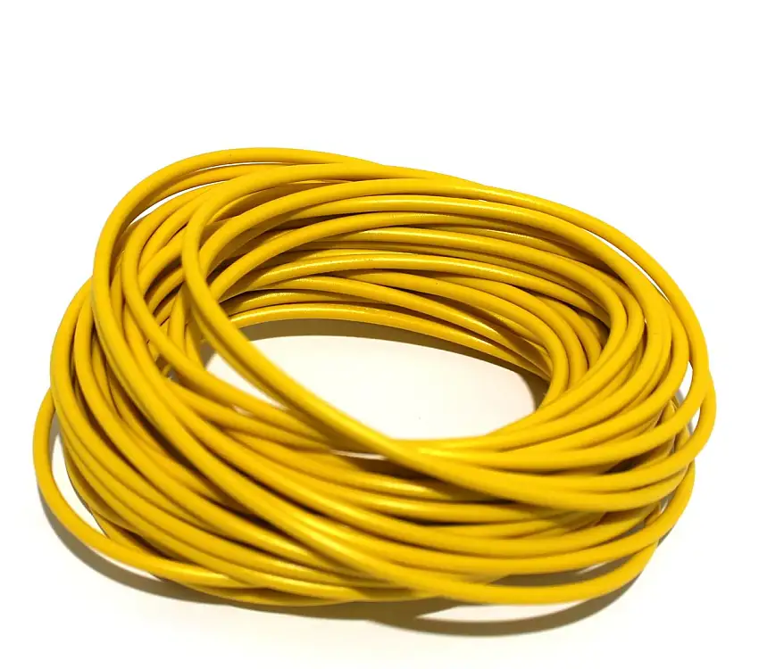 CâBLE PVC 2,5MM² JAUNE 5M POUR INSTALLATIONS éLECTRIQUES