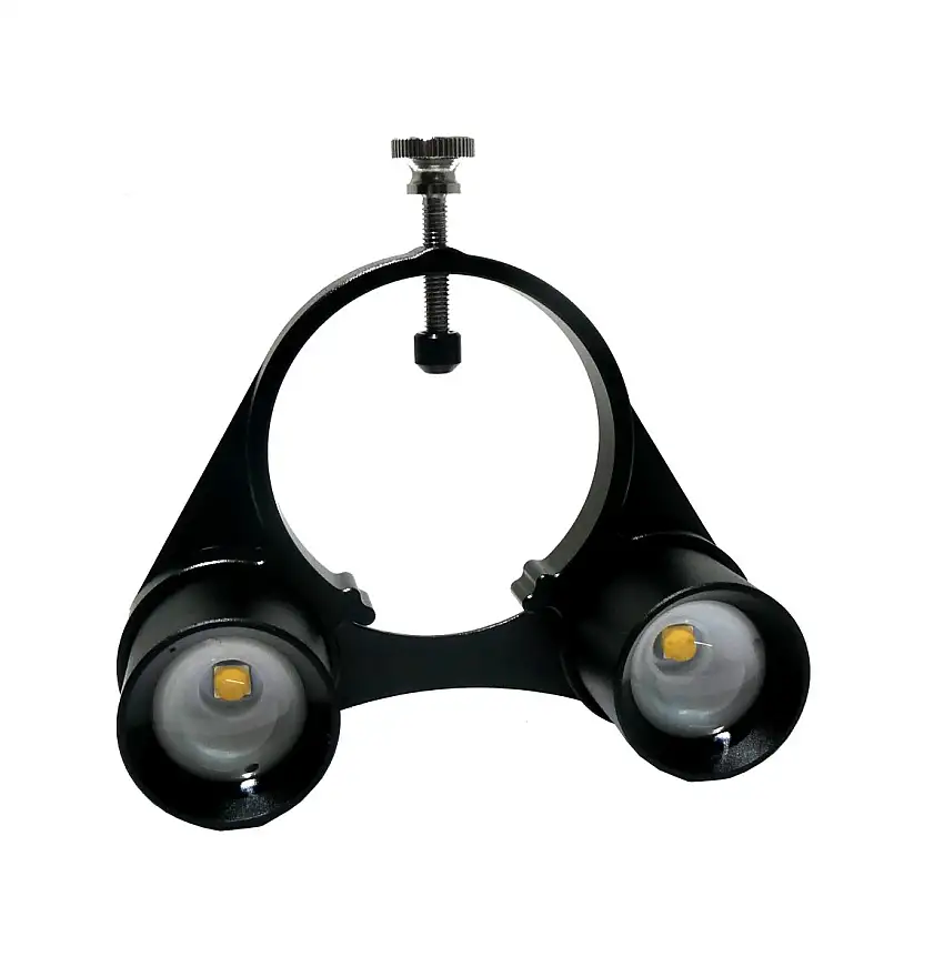 KEMTEX L4S éCLAIRAGE LED POUR PISTOLET à PEINTURE AVEC DOUBLE SOURCE LUMINEUSE