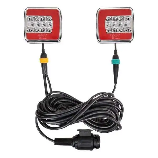 Kit d'éclairage LED 4F magnéthique 7,5 et2,5M câble 13P.
