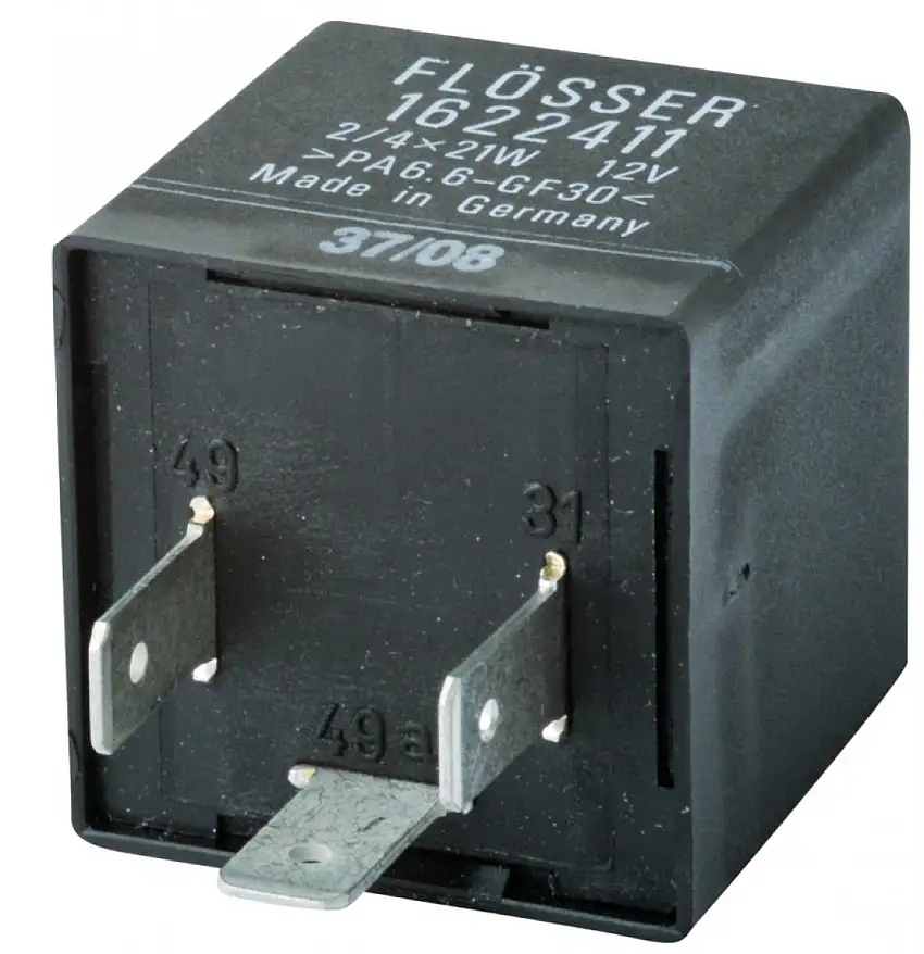 RELAIS DE CLIGNOTANT 12V 2/4X21W 3 BROCHES POUR UNE TRANSMISSION DE SIGNAL FIABLE