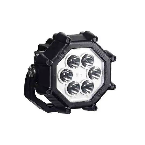 Lampe de travail, longue portée, 12   24V 20W, 6 LED, 1800 lm