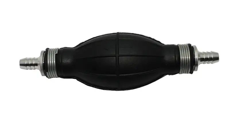 POMPE MANUELLE DE PRESSION 8MM AVEC CLAPET ANTI-RETOUR POUR TRANSFERT DE CARBURANT