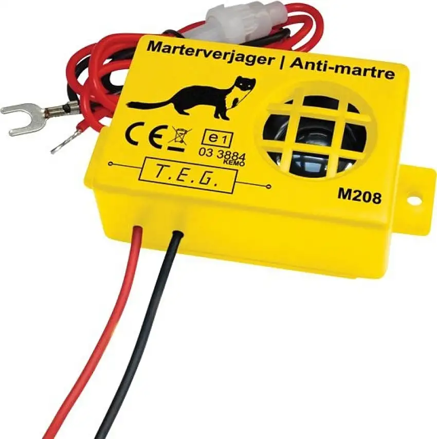 T.E.G. M208 RéPULSIF POUR MARTRES POUR VOITURE 12V, SON ULTRASONIQUE