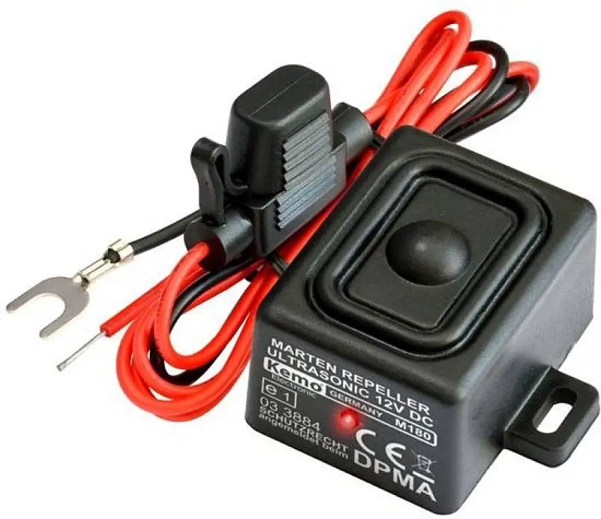 KEMO M180 RéPULSIF FOUINE POUR VOITURE 12V ULTRASON éTANCHE IP65