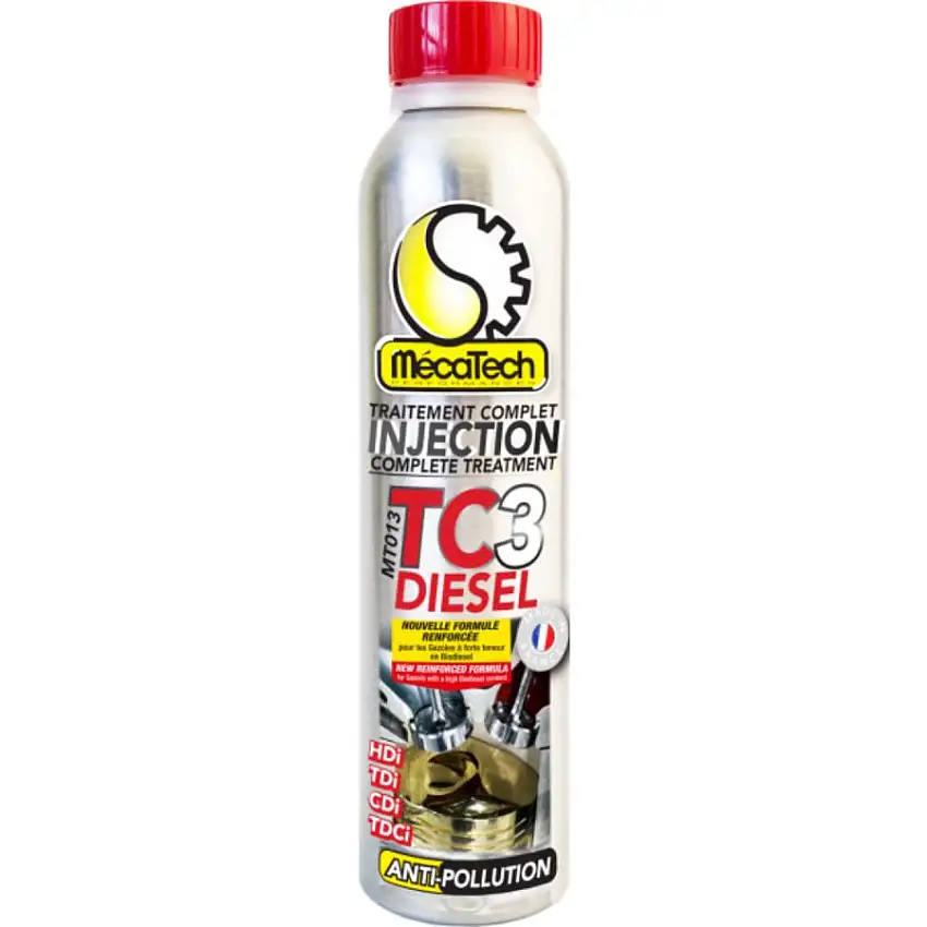 Additif traitement complet injection diesel MECATECH TC3 300ml