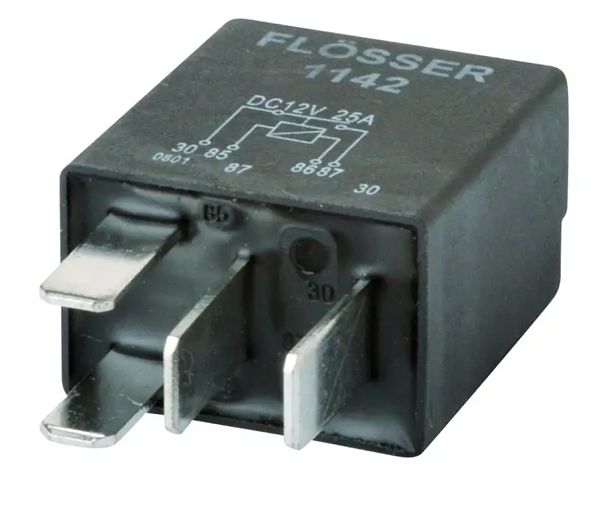 RELAIS MICRO CONTACTEUR 12V 25A AVEC DIODE