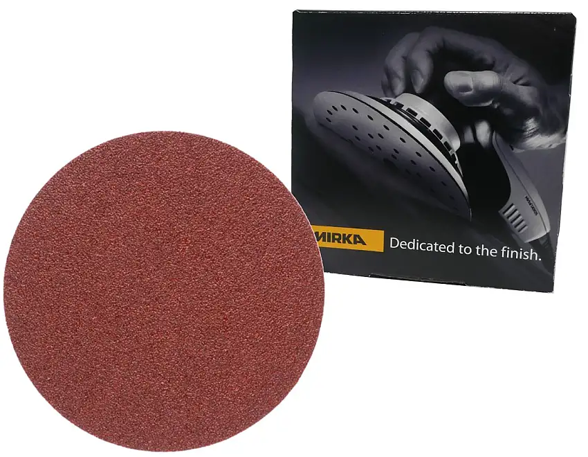 DISQUES ABRASIFS MIRKA COARSE CUT Ø150 MM VELCRO SANS TROUS, P80 (50 PIèCES)