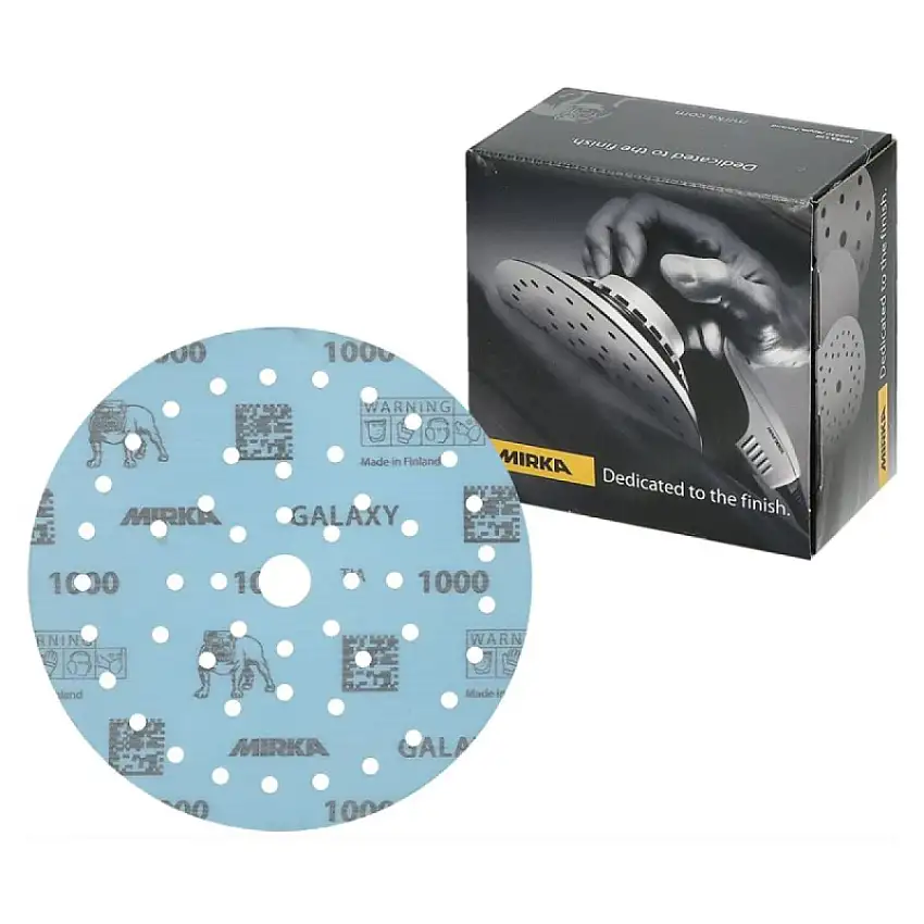 DISQUES ABRASIFS MIRKA GALAXY Ø150MM VELCRO MULTIFIT P1500 50 PIèCES