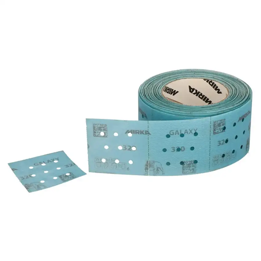 BANDES ABRASIVES MIRKA GALAXY EN ROULEAU 70X70MM P400