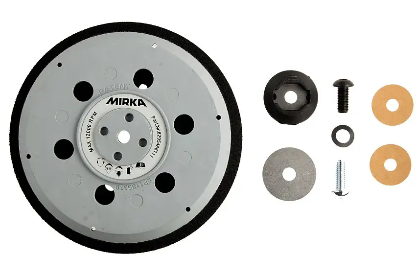 PLATEAU SUPPORT UNIVERSEL MIRKA Ø150 MM MEDIUM 5/16" + M8