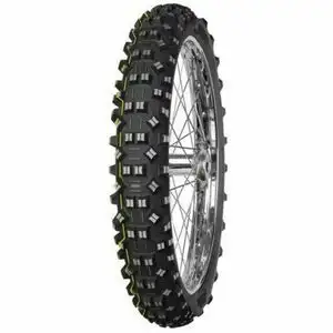 Pneu Mitas 140/80-18 70M TT NHS Arrière Supersoft 2 bandes verte | Terra Force EF PRO · Été