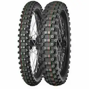 Pneu Mitas 100/100-18 59M TT Arrière Medium-Hard Bande verte | Terra Force EX MH · Été