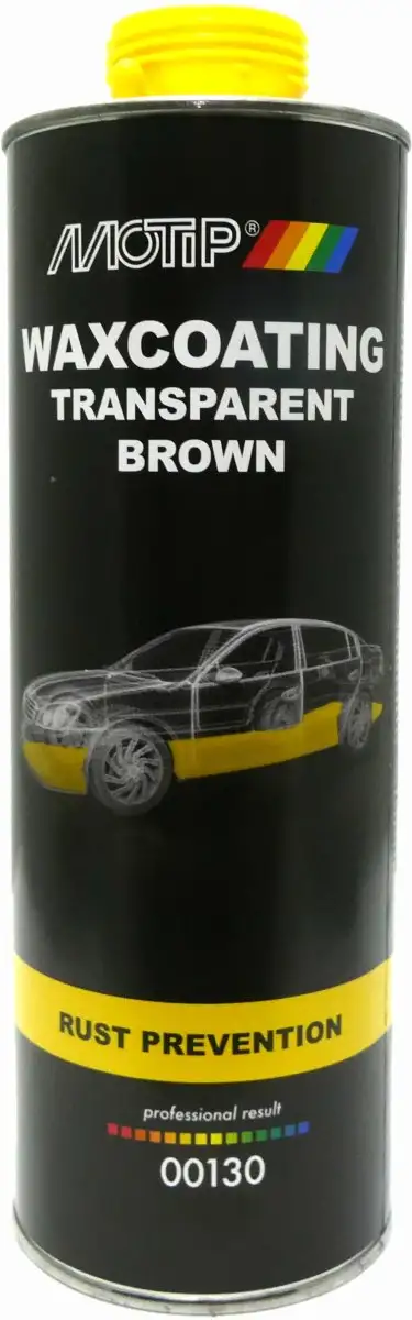 MOTIP CIRE ANTI-ROUILLE TRANSPARENT BRUN BIDON à VISSER 1000ML