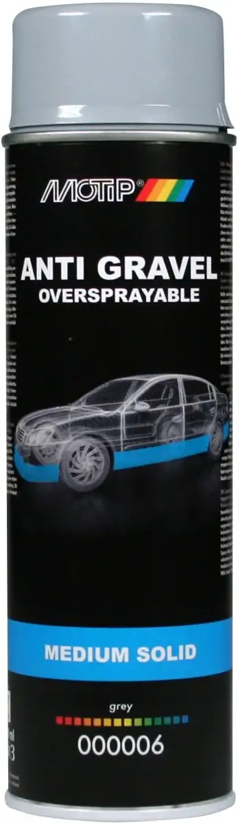 MOTIP ANTI GRAVILLONS GRIS 500ML POUR UNE PROTECTION OPTIMALE DE LA CARROSSERIE