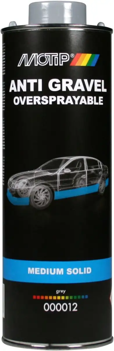 MOTIP ANTI GRAVILLONS GRIS BIDON à VISSER 1000ML POUR UNE PROTECTION OPTIMALE DE LA CARROSSERIE