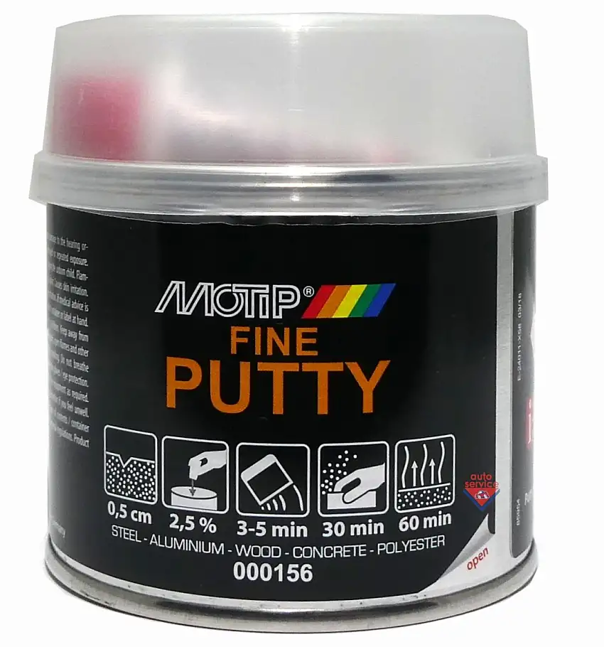 MOTIP MASTIC FIN 250 GRAMMES POUR éGALISER LES PETITES IRRéGULARITéS
