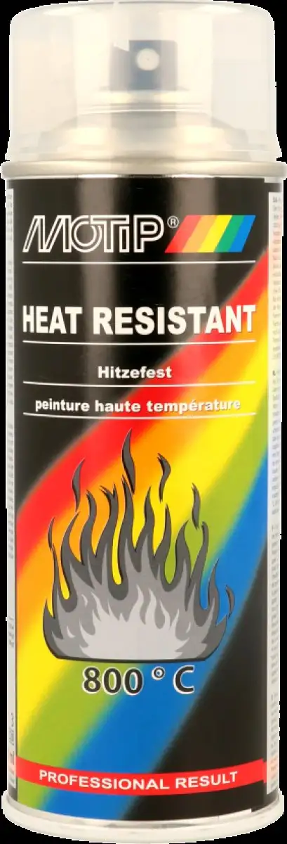 VERNIS TRANSPARENT RéSISTANT à LA CHALEUR MOTIP 800°C 400 ML