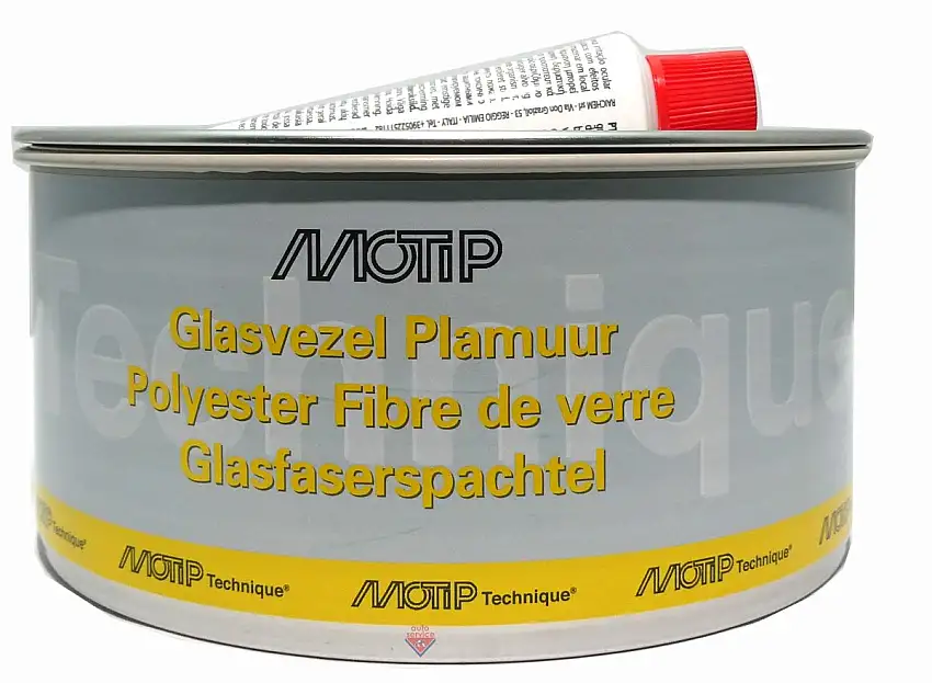 MOTIP MASTIC POLYESTER FIBRE DE VERRE 1500 GRAMMES POUR RéPARATION DE DOMMAGES PROFONDS