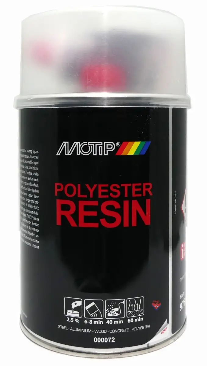 MOTIP RéSINE POLYESTER 1000 G POUR RéPARATIONS POLYVALENTES