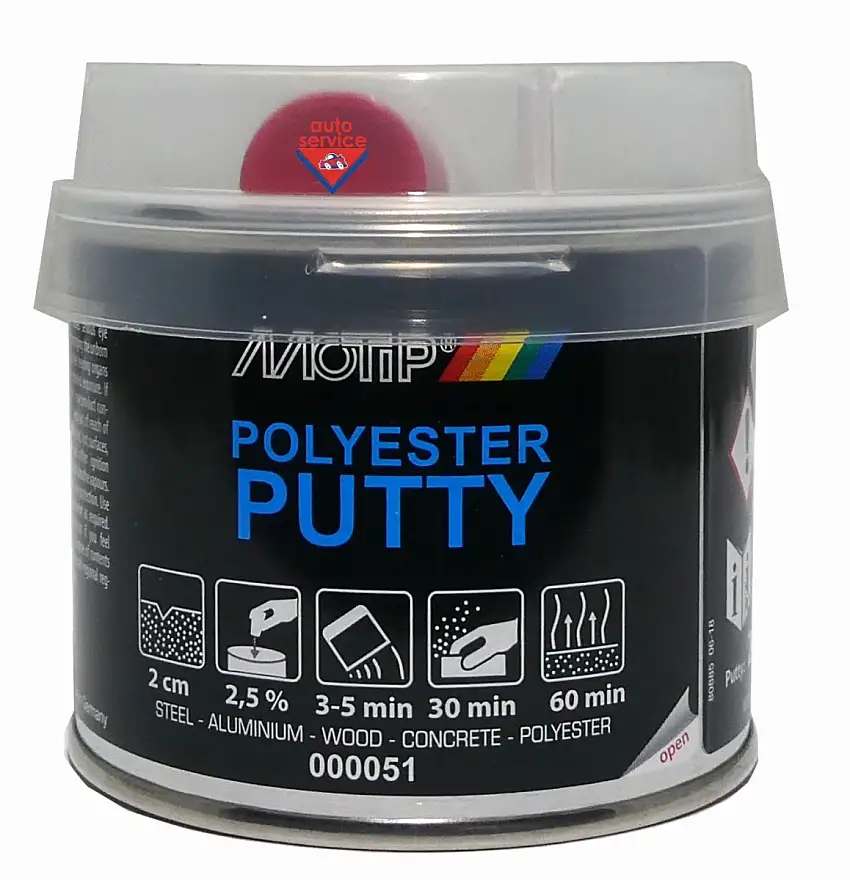 MOTIP MASTIC POLYESTER 250 GRAMMES POUR LISSER LES IRRéGULARITéS