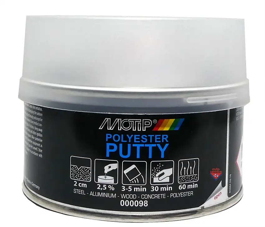 MOTIP MASTIC POLYESTER 500 G POUR RéPARATIONS POLYVALENTES