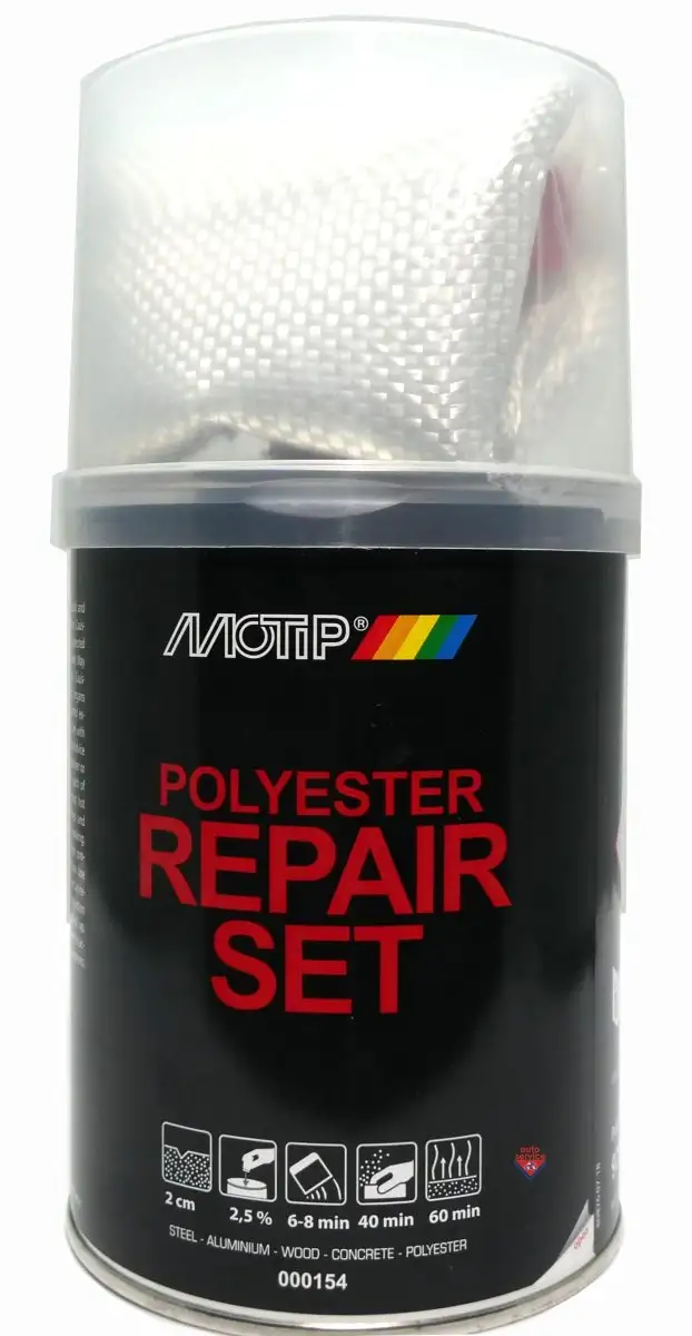 MOTIP KIT DE RéPARATION POLYESTER 1000 G POUR RéPARATIONS POLYVALENTES