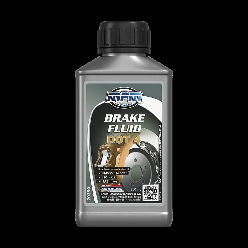 LIQUIDE DE FREIN MPM DOT 4 250ML POUR DES PERFORMANCES DE FREINAGE OPTIMALES