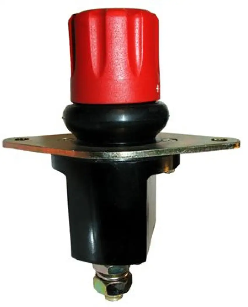BOUTON D'ARRêT D'URGENCE HEAVY DUTY INTERRUPTEUR DE BATTERIE 250A CONTINU 24V