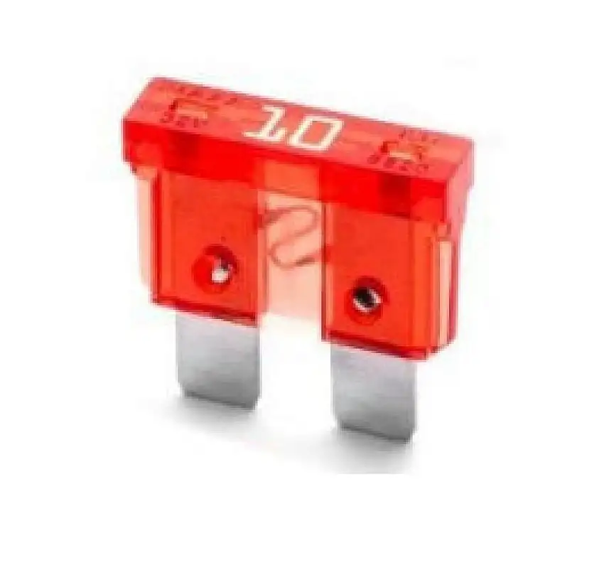 FUSIBLE à LAME STANDARD SINATEC 10A (5 PIèCES)