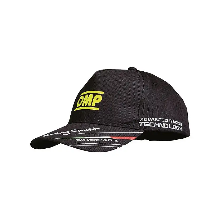 Casquette OMP Racing Spirit noire - pour enfant
