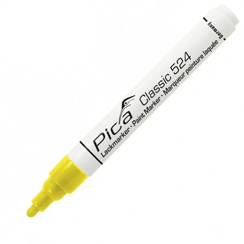 PICA MARQUEUR PERMANENT JAUNE 2-4 MM POINTE RONDE