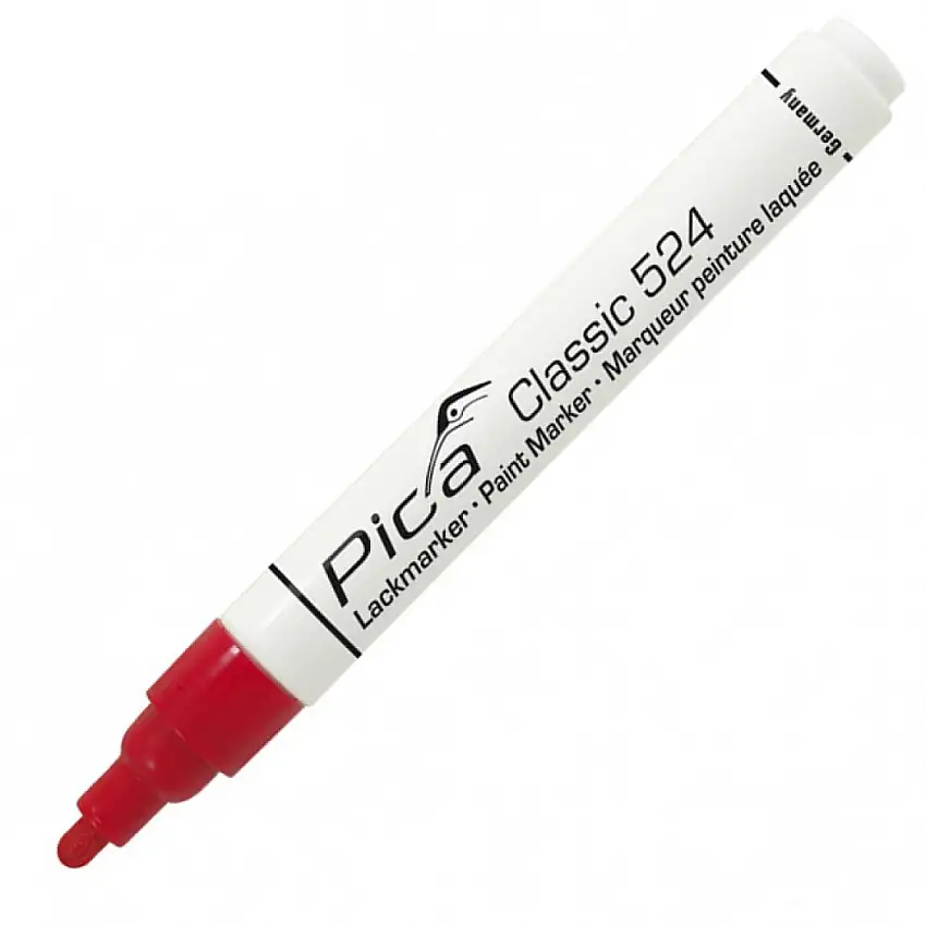 PICA MARQUEUR PAINT PERMANENT ROUGE 2-6MM POINTE BISEAUTéE