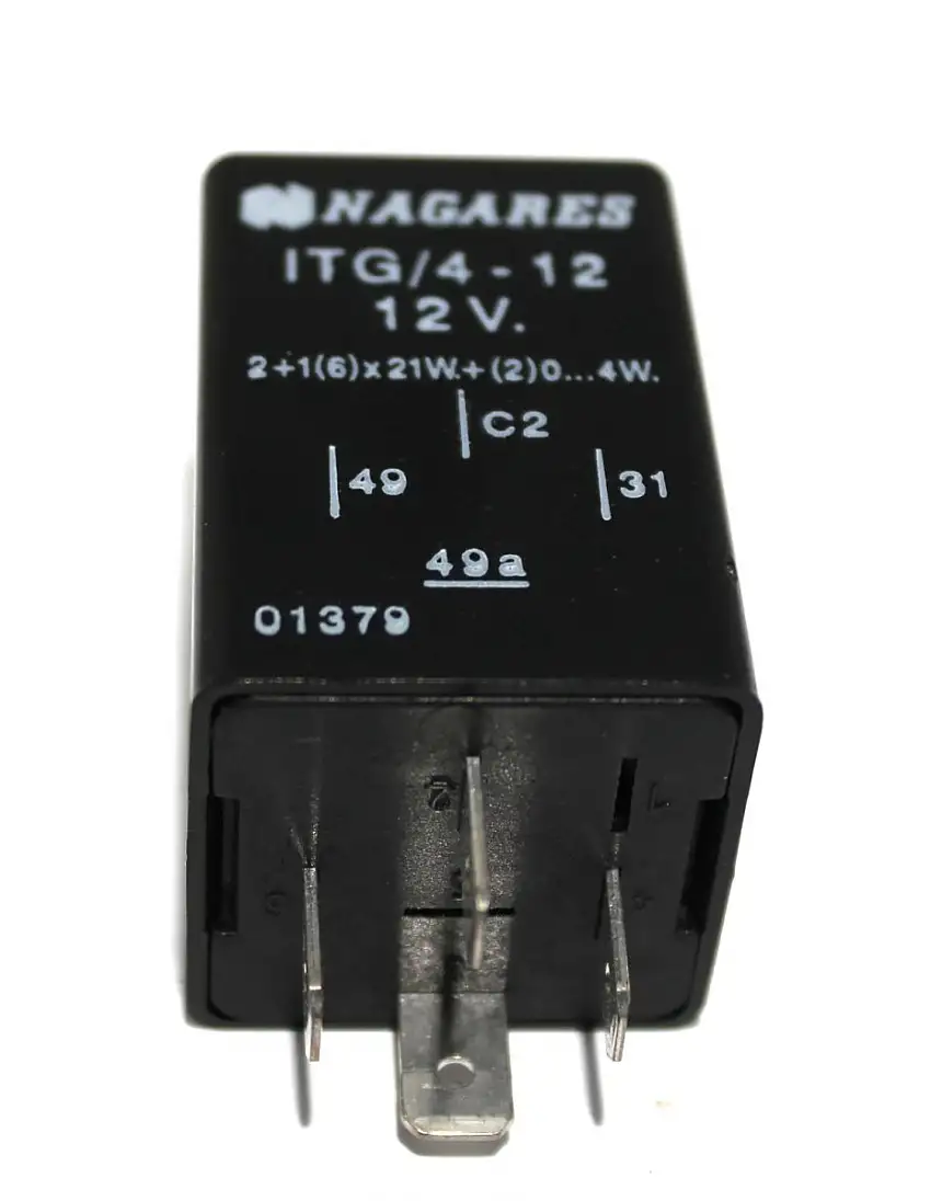 RELAIS DE CLIGNOTANT 4 BROCHES 12V POUR VOITURES ALLEMANDES