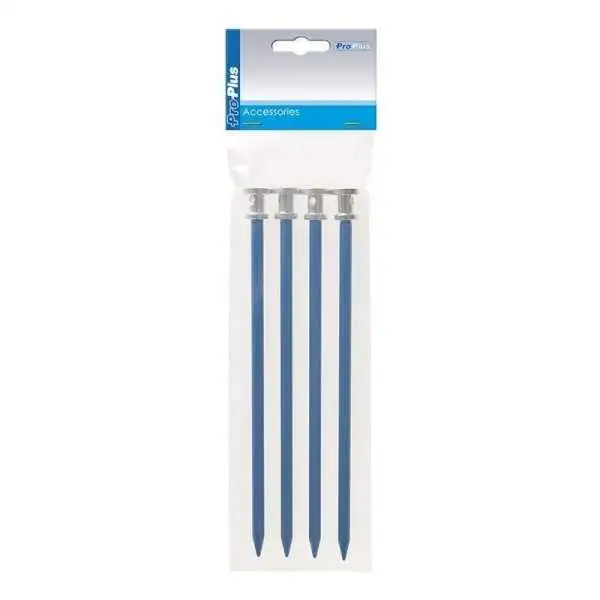 Piquet roche aluminium 20cm 4 pièces dans polybag