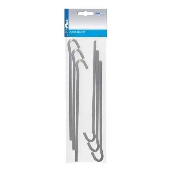 Piquet roche en métal 22cm 6 pièces dans polybag